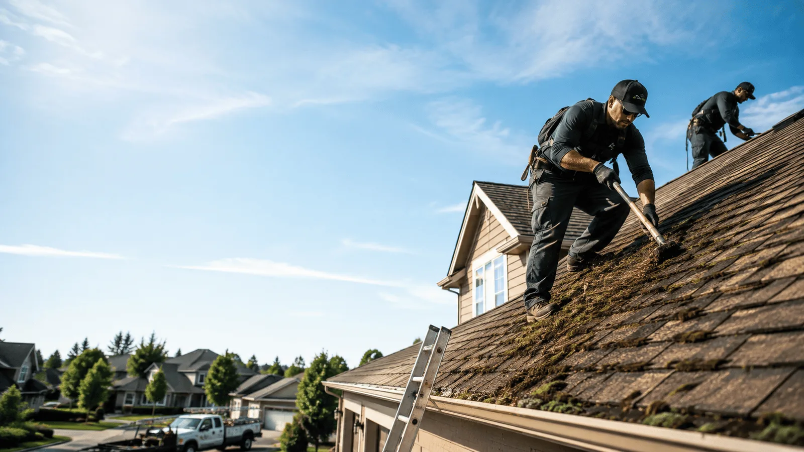 Roof Moss Removal in Waunakee, WI near me